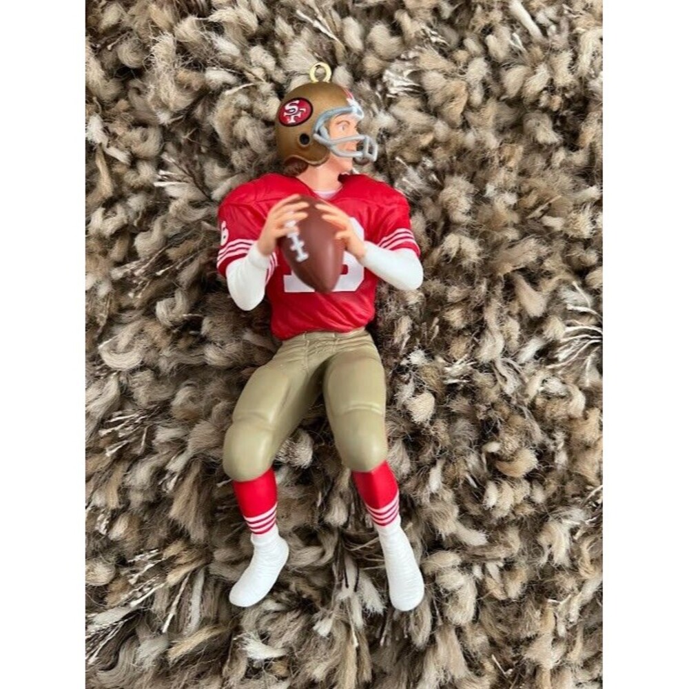 Hallmark Keepsake Joe Montana San Fran 49er Ornament  Football Legends Series #1